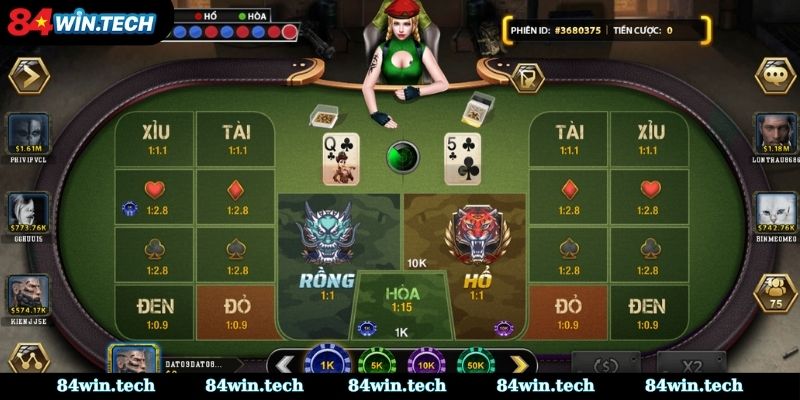 Quy trình một ván Long Hổ