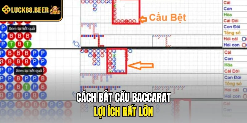 Cách bắt cầu Baccarat lợi ích rất lớn